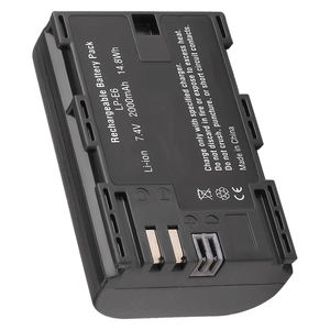 <span class=keywords><strong>Batterie</strong></span> de Remplacement Rechargeable au Lithium-Ion 7,4V 2000mAh LP-E6 pour Appareil Photo EOS 80D 6D 7D 70D 60D 5D Mark <span class=keywords><strong>III</strong></span> - Product Image 2