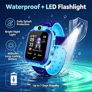 Set di Smartwatch per Bambini <span class=keywords><strong>con</strong></span> <span class=keywords><strong>GPS</strong></span>, Monitoraggio Remoto, Batteria a Lunga Durata, Localizzazione LBS, SOS, Chiamata Vocale, Fotocamera, Orologio Impermeabile per Bambini - Product Image 3
