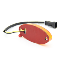 Lampe de position latérale à LED ambrée avec réflecteur réflexe Bus Truck Trailer
