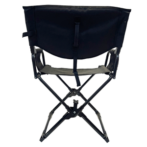 Silla de <span class=keywords><strong>Director</strong></span> Plegable Moderna con Marco de Acero Ligero y Cómodo para Uso en Exteriores, Picnic y Playa - Product Image 4