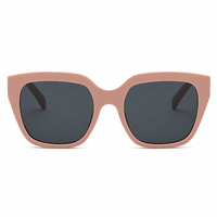 Lunettes de soleil carrées à monture large et épaisse, finition brillante, 5 couleurs, verres à motif écaille de tortue et léopard, design rétro, lunettes de soleil tendance