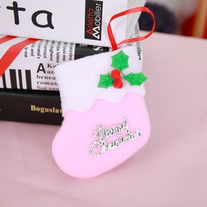 Fournitures de vacances Décoration Chausse <span class=keywords><strong>Petit</strong></span> Pendentif Ornements De <span class=keywords><strong>Sapin</strong></span> De Noël Petites Chaussettes - Product Image 2