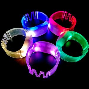 สายรัดข้อมือ LED เรืองแสงตามจังหวะเสียงเพลงสำหรับงานคอนเสิร์ต ควบคุมด้วยรีโมท DMX ระยะ 800 เมตร 4 สี - Product Image 1