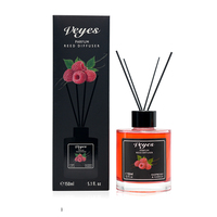 Diffuseur de parfum en verre rond Top Trend Veyes 150 ml avec parfum longue durée et désodorisant pour la maison et le bureau