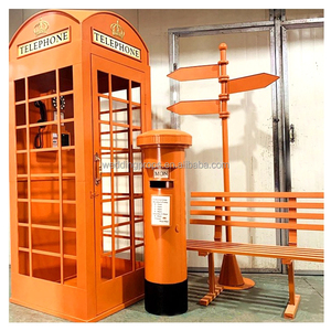 Cabina Telefonica Rossa Stile Londinese Antica in Vendita a Prezzo all'Ingrosso - Product Image 6