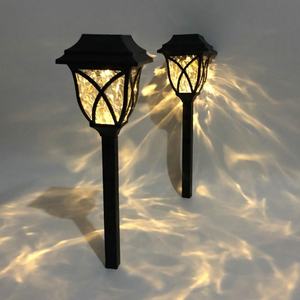 פלסטיק LED שמש מופעל מסלול אורות חיצוני LED שמש נוף דקורטיבי אורות כיכר שמש מסלול פנס אור - Product Image 3