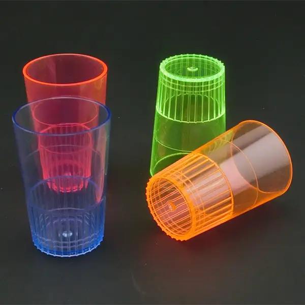 Vasos de plástico desechables de alta calidad, vasos coloridos para beber, Bar, cóctel, vaso para vino, whisky, 2oz