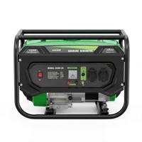Générateur d'essence portable 3 kW, démarrage électrique/manuel, fil de cuivre/aluminium en option, homologué CE EURO5, générateur à essence personnalisé