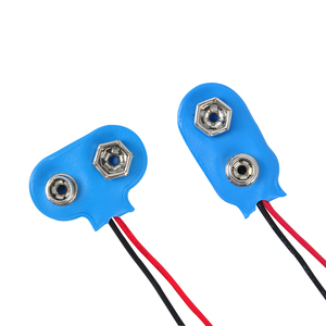<span class=keywords><strong>Connecteur</strong></span> de stockage de batterie en cuir de vente d'usine avec <span class=keywords><strong>connecteur</strong></span> de batterie <span class=keywords><strong>9v</strong></span> de caractéristique de clé de plomb de 15cm - Product Image 4