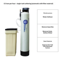 Adoucisseur d'eau industriel grande capacité 220V pour eau de puits et filtration souterraine, élimine sédiments et tartre, adoucit l'eau dure