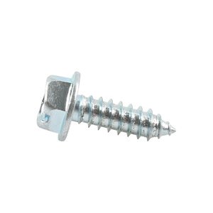 Slotted Pan Head Tapping Screws Zinc Plated With Washer Imperial Inch Metal <b>Fasteners</b> For General Industry Use - Product Image 4