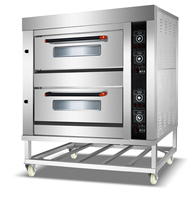 Four d'hôtel commercial cuisson au gaz en acier inoxydable pour gâteau pain pizza biscuit baguette de farine et de maïs