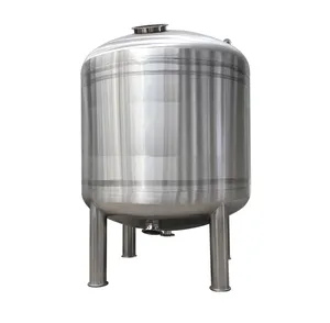 0.5 T to 2 T High Quality 100 Psi Pressure Water Tank Water Filter Stainless Steel Tank 304 316L Water Tank For Sale