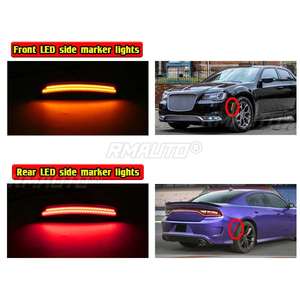 ไฟเลี้ยวข้างกันชน 4 ดวง สำหรับ Chrysler 300 300C ปี 2015-2021  ติดตั้งบริเวณซุ้มล้อ - Product Image 6