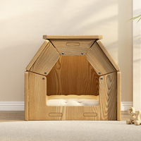 Table de rangement pour animaux de compagnie en bois massif - Directement de l'usine