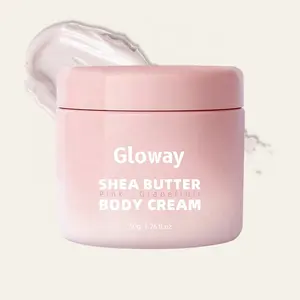 Gloway Sample-Supported Pink Grapefruit Scented Shea Butter Body Moisturizer Cream For Women Dry Skin