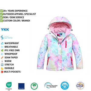 Ensemble <span class=keywords><strong>veste</strong></span> et pantalon <span class=keywords><strong>de</strong></span> <span class=keywords><strong>ski</strong></span> pour enfants, hiver, chaud, imperméable, coupe-vent, respirant, écologique, 100% polyester - Product Image 1