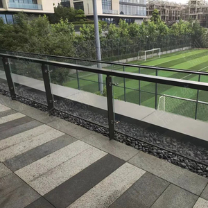 Hot bán cầu thang ban công boong lan can chất lượng kim loại + kính thiết kế chống cháy lan can hệ thống - Product Image 4