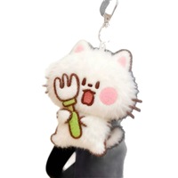 도매 맞춤형 믹스 플러시 펜던트 컬렉션 달 별 고양이 강아지 새 인형 가방 키체인 대량 선물 액세서리