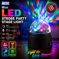 Luz LED Estroboscópica Mini RGB IP65 E27 para Ambiente Festivo, Regalo para Festivales, Bares, KTV, Salas de Transmisión en Vivo, Decoración de Mercados Nocturnos
