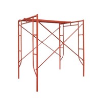 En professionnel 74 12m pliable H cadre échafaudage poids léger galvanisé à chaud métal pour escalier et entrepôt en vente
