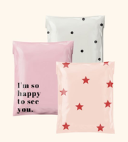 Emballage auto-adhésif OEM Odm avec logo imprimé personnalisé pochette de courrier recyclée sacs postaux en plastique d'affranchissement pour vêtements