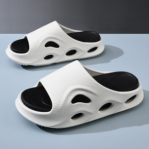 Sandalias de Playa para Hombre, de EVA, Transpirables, Antideslizantes, con Suela Gruesa, Blancas, Negras, Grises - Product Image 1