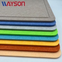 Rouleau de tissu en feutre recyclé 100% polyester écologique, non tissé, 1 mm, 2 mm, 3 mm, 4 mm, 5 mm, vente directe d'usine