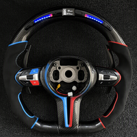 Volant de direction LED sport avec couleur personnalisée pour véhicules F10/F30/F31/F32/F20/E92/E60/X6/E71/X5/E70/M3/M4/M6
