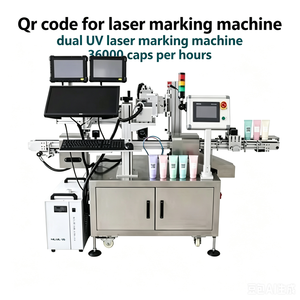 Machine de marquage laser UV interne et externe pour bouteilles avec inspection par vision OCR pour le codage des emballages cosmétiques et chimiques quotidiens - Product Image 6