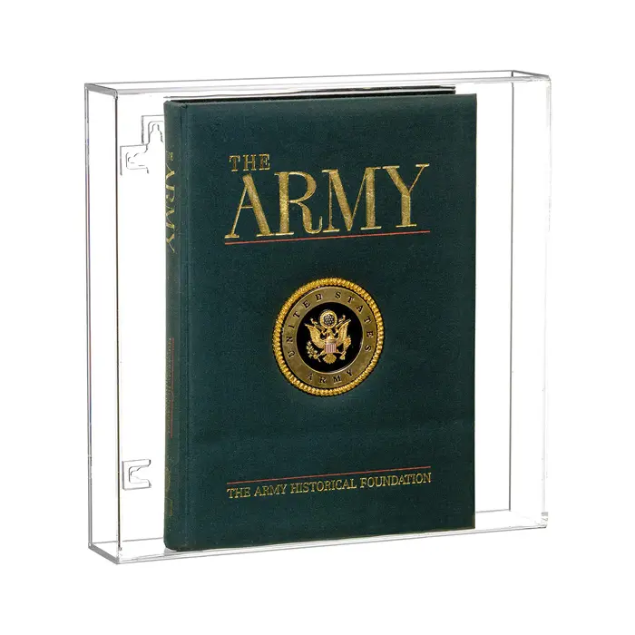 Vitrine acrylique claire de livre de rectangle vitrine acrylique fixée au mur de livre à collectionner pour la maison