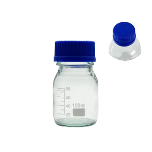 ขวดแก้วสำหรับสารเคมี XZ LAB ขนาด 100 มล. ฝาเกลียวป้องกันการรั่วซึม สำหรับใช้ในห้องปฏิบัติการ - Product Image 4