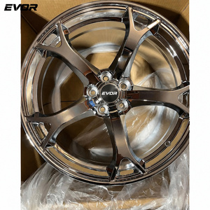 ล้อฟอร์จ EVOR ประสิทธิภาพสูง ผลิตจากอัลลอย สำหรับ BMW M3 M4 สีเงินโครม 5x120 5x112 5x130 <span class=keywords><strong>ขอบ</strong></span> 17x10J 18x9J 19x10J - Product Image 4