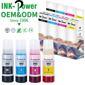 001 003 Premium Compatible Color Bottle Refill Inkjet Encre Pigment Dye Tinta Eco <strong>Ink</strong> for <strong>Epson</strong> L1110 L3110 L3100 L3150 Printer - Product Image 1