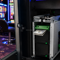 Borne de paiement en libre-service pour jeux d'adresse, distributeur de billets Fujitsu F53, 2 à 6 cassettes, 500 billets, machine de divertissement