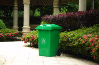 Poubelle à roulettes en plastique, 240l, gestion des déchets, recyclage, poubelle, benne