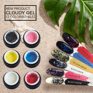 Esmalte de Gel con Brillo, Efecto Diamante, Reflectante, 12 Colores, No Tóxico, Lentejuelas Brillantes, Barniz para Dibujar y Pintar - Product Image 1