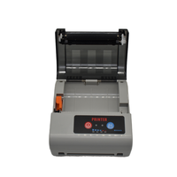 Printer tanda terima termal portabel 80mm, mesin cetak Label Mini menempel pada sabuk dengan tali otomatis memotong mesin cetak tagihan