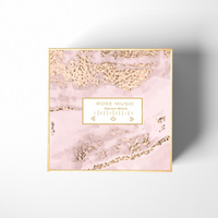 Vente en gros de boîte-cadeau magnétique de 9 pouces de haute qualité paquet cadeau de musique d'accueil de luxe pour faire-part de mariage