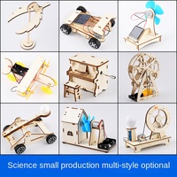 Juego de Juguetes Educativos de Ciencia y Tecnología para Niños, Inventos Pequeños de Madera, Experimentos Científicos STEAM, Rompecabezas DIY, Robot Hecho a Mano, Animales