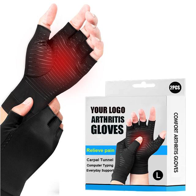 Copper Compression Arthritis Gloves Highest Copper Content Best Copper Glove for Carpal Tunnel, Computer Typing,Hand Support