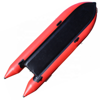 Kapal Pancing Tiup PVC Perahu 270, 1 Orang dengan Atasan Bimini