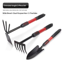 Outils de jardinage pour planter des fleurs et des légumes, petite pelle pour creuser la terre, outil de désherbage et de desserrage pour l'intérieur, l'extérieur et le balcon
