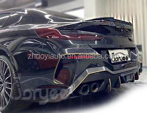 2023 Facelift AC Style diffusore posteriore scarico con luce a LED per BMW <span class=keywords><strong>serie</strong></span> <span class=keywords><strong>8</strong></span> G16 F93 <span class=keywords><strong>Gran</strong></span> Coupe 2021-accessorio ABS in fibra di carbonio - Product Image 4