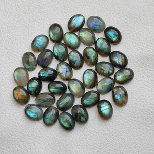 Cabujón de Labradorita Natural Ovalado Brillante Hecho a Mano al por Mayor, Piedra Preciosa de Cristal en Bruto para Sanación Natural - Product Image 3