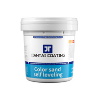 Revêtement liquide auto-nivelant antidérapant JIANTAI au sable coloré, résistant à l'usure, protection solaire, peinture pour sols intérieurs sans joint