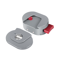 Mini plaque adaptatrice magnétique à dégagement rapide pour trépied, compatible avec les stabilisateurs DJI Ronin S SC, pour vlogging, réalisation de films, appareils photo reflex numériques et caméras vidéo