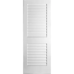 Für Haus Großhandel Günstiger Preis 30 "X 80" Weiß Grundierte Platte Plantage Prehung Louver Interior Shaker Style Tür