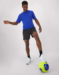 กางเกงขาสั้นผ้าฝ้ายสีดำสำหรับผู้ชายกางเกงออกกำลังกายแบบลำลองสำหรับยิมฟิตเนสสีทึบพิมพ์ลายกระเป๋าผ้าโพลีเอสเตอร์ระบายอากาศได้ดี - Product Image 5