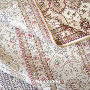 Tappeto Turco in Seta Fatto a Mano YILONG 9'x12' Oversize per Pavimento <span class=keywords><strong>Ipek</strong></span> Hali - Product Image 6